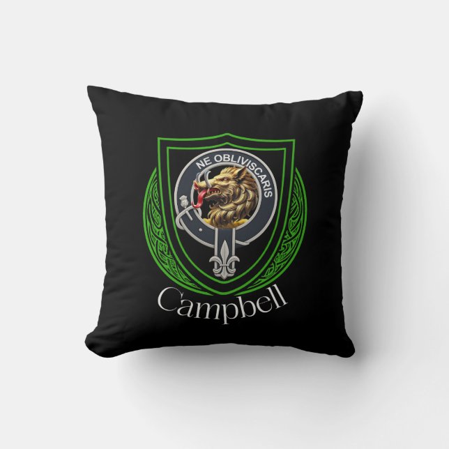 Campbell Scottish Clan Crest Kussen (Voorkant)