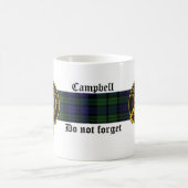 Campbell Scottish crest and Tartan mok (Center)