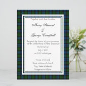 Campbell Scottish Faire-part de mariage (Debout devant)
