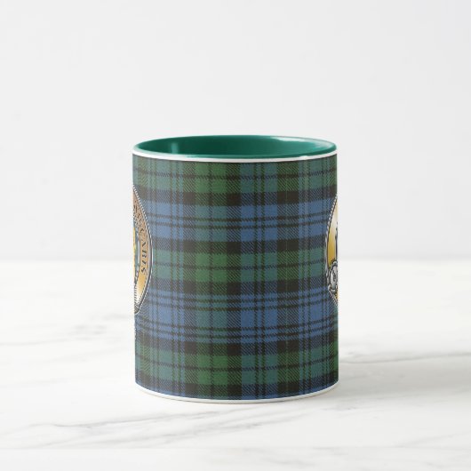 Campbell Tartan & Badge Mok (Midden)