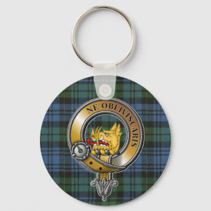 Campbell Tartan & Badge Sleutelhanger