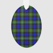 Campbell tartan bleu vert plaid (devant)