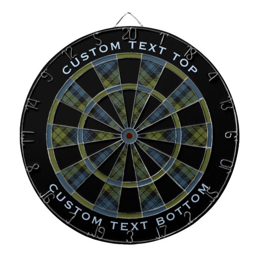 Campbell Tartan Dart Board Dartbord (Voorkant)