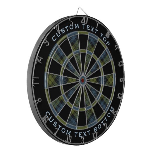 Campbell Tartan Dart Board Dartbord (Voorkant Links)