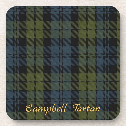 Campbell Tartan Dessous de verre Mariage jeu cadea (Devant)