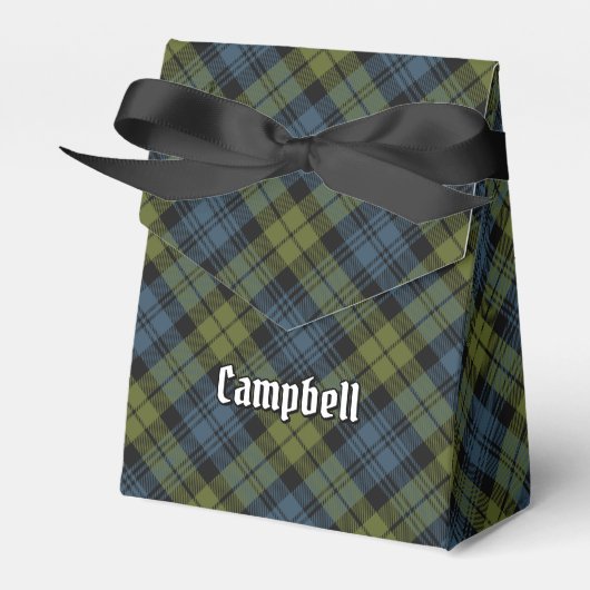 Campbell Tartan Favor Box Bedankdoosjes (Voorkant Zijde)