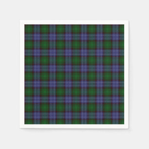 Campbell Tartan Green Plaid Servet