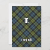 Campbell Tartan Kaart (Voorkant)