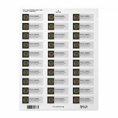 Campbell Tartan Label (Full Sheet)