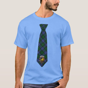 Campbell Tartan Necktie T-shirt met badge