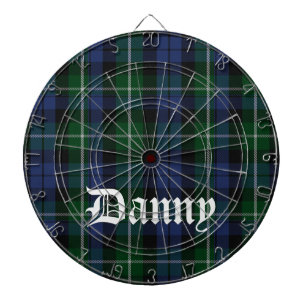 Campbell Tartan Pset Custom Dart Board Dartbord