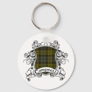 Campbell Tartan Shield Sleutelhanger