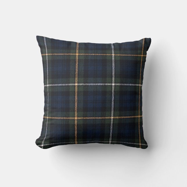 Campbell Tartan Sierkussen 16 x 16 inch (Voorkant)