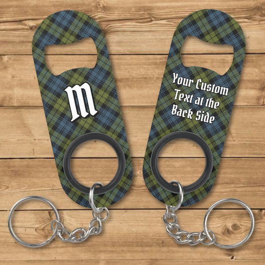 Campbell Tartan Sleutelhanger Bottle Open Mini Flessenopener