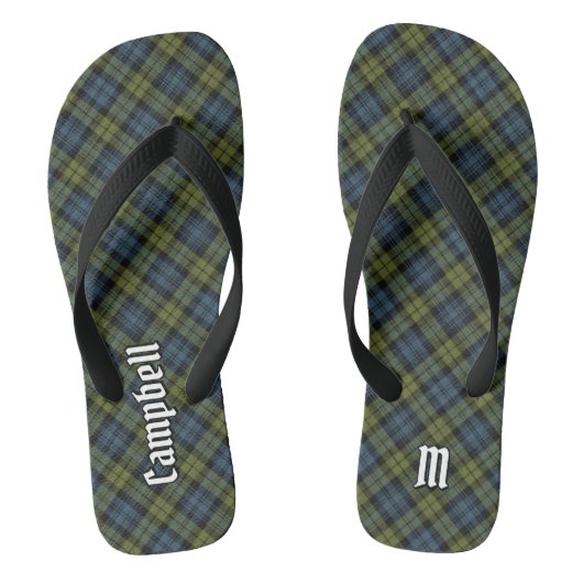 Campbell Tartan Teenslippers (Voetbed)