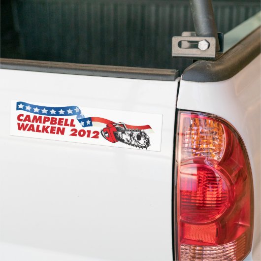 Campbell/Walken 2012 Bumpersticker (Op Truck)