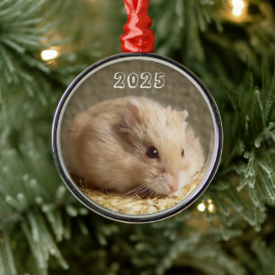 Campbells Dwerg Russische Hamster Metalen Ornament