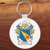 Campen Family Crest Sleutelhanger (Voorkant)