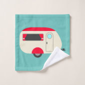 Camper Arrière - plan turquoise (Gant de toilette)