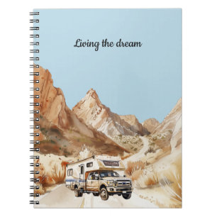 Camper Avontuur Het leven van een droom Notitieboek