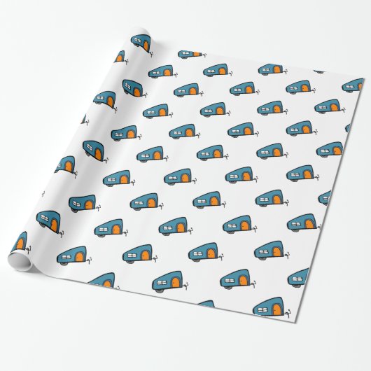 Camper Cadeaupapier (Uitgerold)