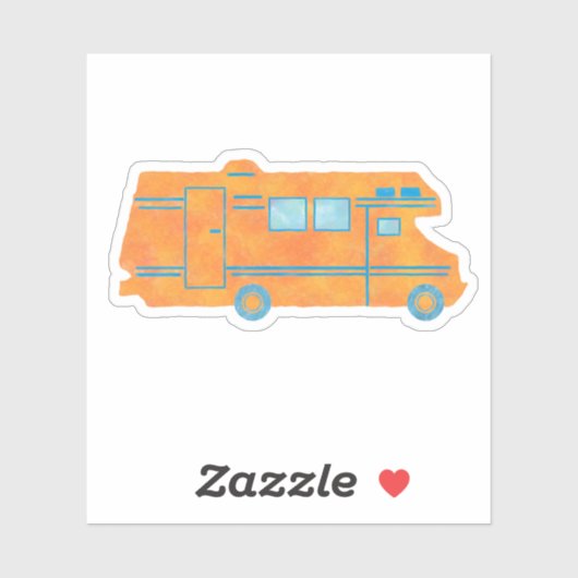 camper camper camper camper reizen van Schattige S Sticker (Vel)