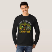 Camper Camping  Campfire T-shirt (Voorkant volledig)
