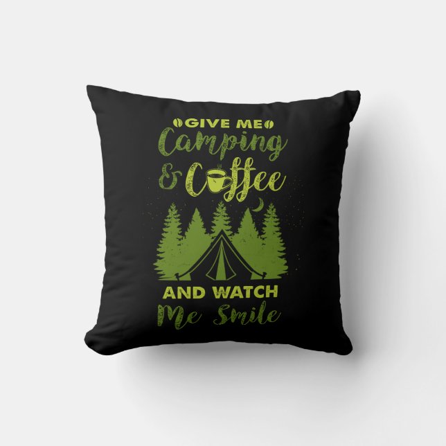 Camper Coffee Gift Kussen (Voorkant)