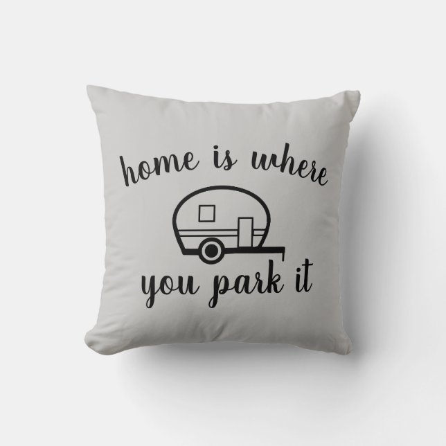 Camper dubbelzijdig Sierkussen (Voorkant)