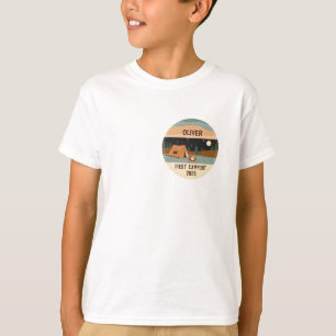 Camper Eerste Kampeer Badge T-shirt