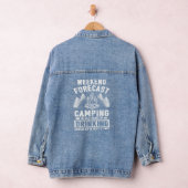 Camper Fun Weekend Forecast Camping Denim Jacket (Hangar)