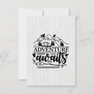 Camper Gift Adventure Awages Bedankkaart