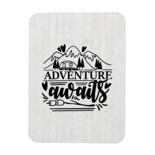 Camper Gift Adventure Awages Magneet
