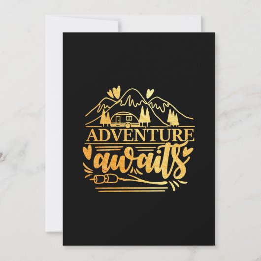 Camper Gift Adventure is op zijn plaats Save The Date (Voorkant)