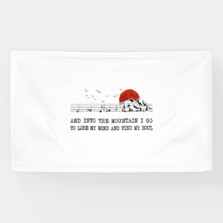 Camper Gift | Ik ga mijn Soul Birthday zoeken Spandoek