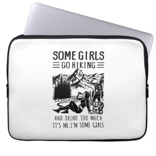 Camper Gift Sommige meisjes gaan op de geboorte Laptop Sleeve