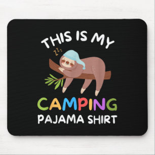 Camper Grappig Slaapluiaard Dit is mijn camping Pa Muismat