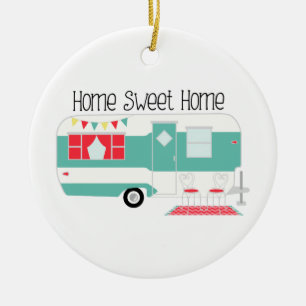 Camper Keramisch Ornament