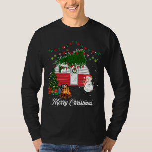 Camper kerstboom die overeenkomt met de kerstPa va T-shirt