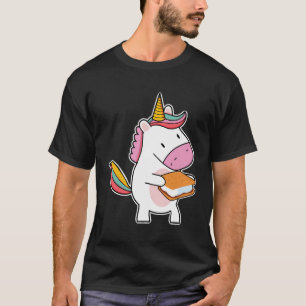 Camper Kinder Schattigee Smore Eenhoorn Marshmallo T-shirt