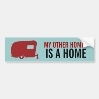 Camper - Mijn andere thuis - Humor van de Travel T Bumpersticker