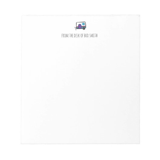 Camper Notitieblok (Voorkant)