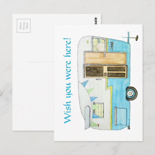  Camper Post Card Briefkaart (Voorkant / Achterkant)