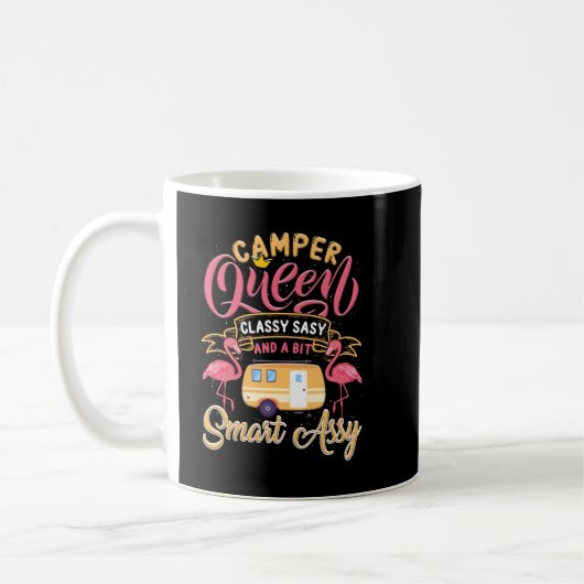 Camper Queen Classy Sassy Smart Assy Camping RV Gi Koffiemok (Links)