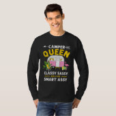 Camper Queen Classy Sassy Smart Assy Funny Men Wom T-shirt (Voorkant volledig)