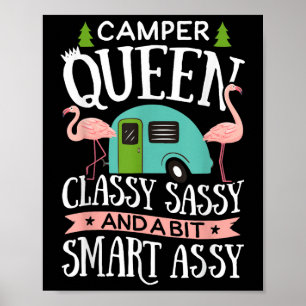 Camper Queen Cly Sy Smart Grappige Vrouwen Meisjes Poster