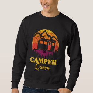 Camper Queen Retro Outdoor Girl Women Cara Trui