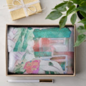 Camper Retro  Hippie Bon Voyage Adventure Tissuepapier (Geschenk)