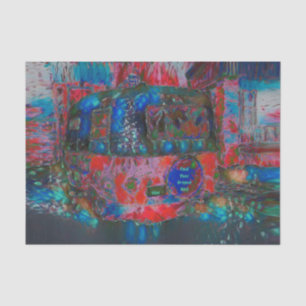 Camper Retro Hippie Vind Je Sfeer En Ritme Tissuepapier