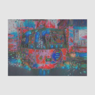 Camper Retro Hippie vindt uw groef en vibe Tissuepapier